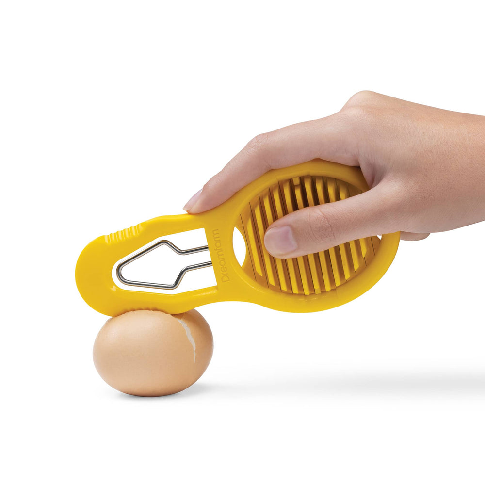 Dreamfarm Yellow Eggler Egg Peeler and Slicer