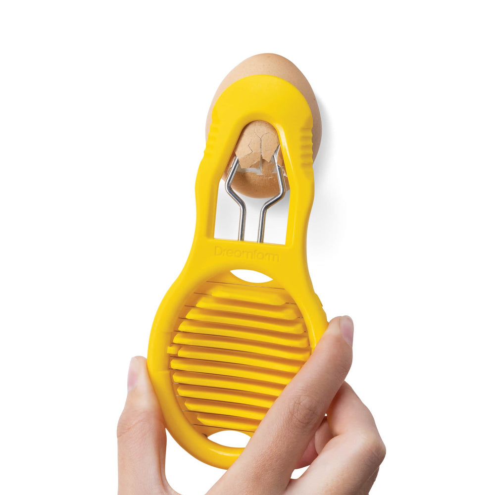 Dreamfarm Yellow Eggler Egg Peeler and Slicer