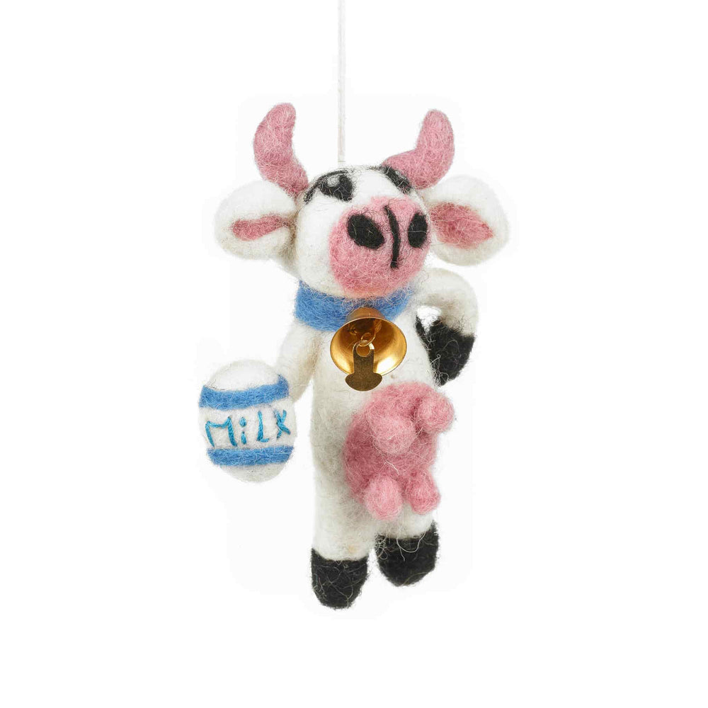 Got Milk Felt Tree Decoration