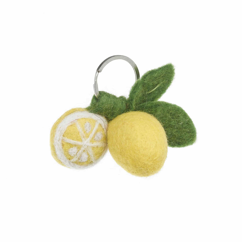 Lemons Felt Keyring