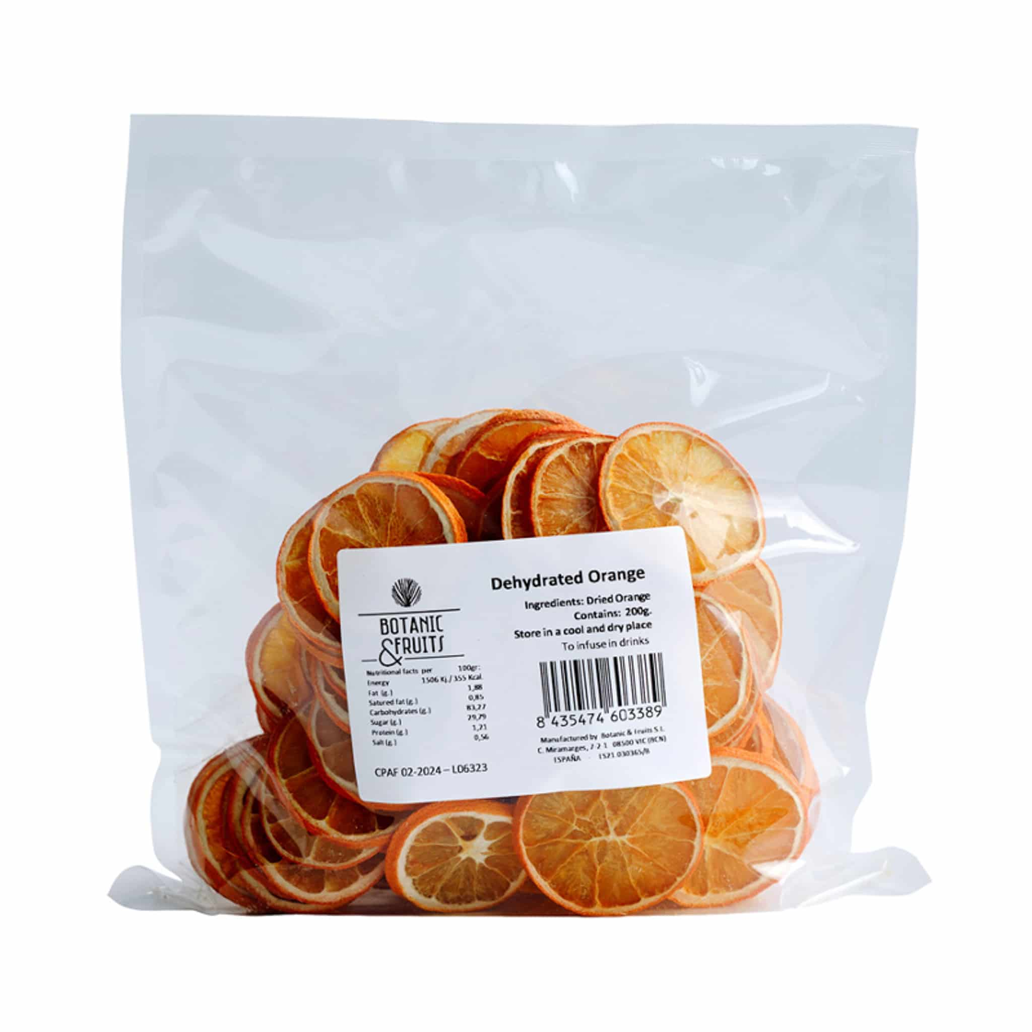 Dried Orange Slices, 200g