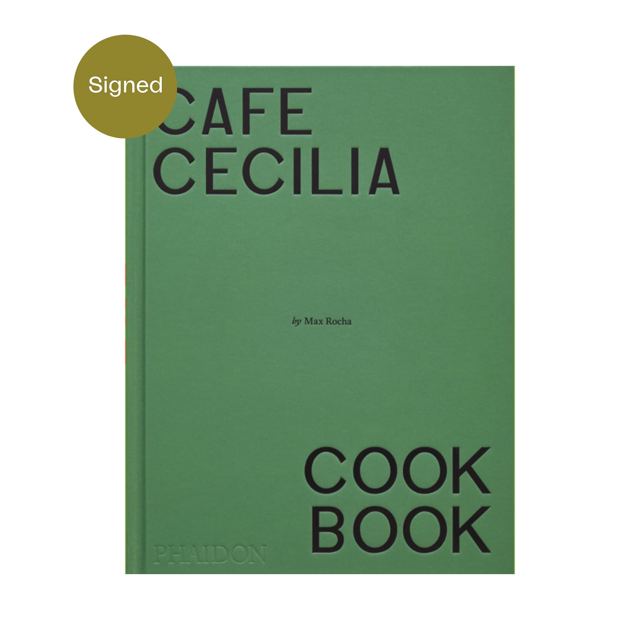 Cafe Cecilia by Max Rocha, Signed Copy