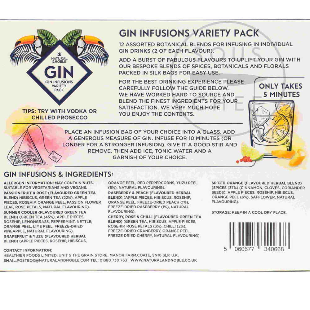 Gin Lovers Botanical Infusion Variety Set