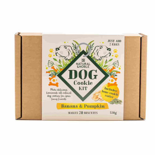 Banana & Pumpkin Dog Biscuit Kit, 500g