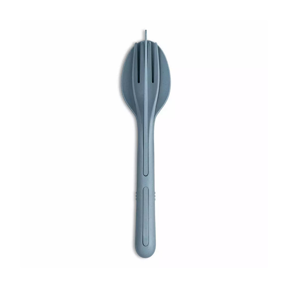 Koziol Klikk Stacking Cutlery Set, Blue