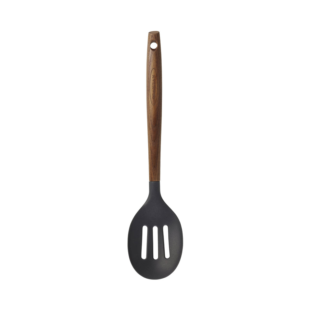 Scanpan Carbonized Ash & Silicone Slotted Spoon, 31cm