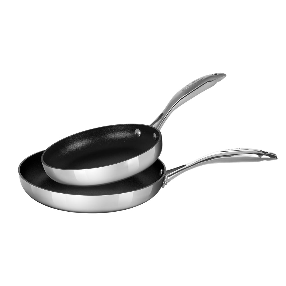 Scanpan HaptIQ 2 Piece Stainless Steel Non-Stick Frying Pan Set