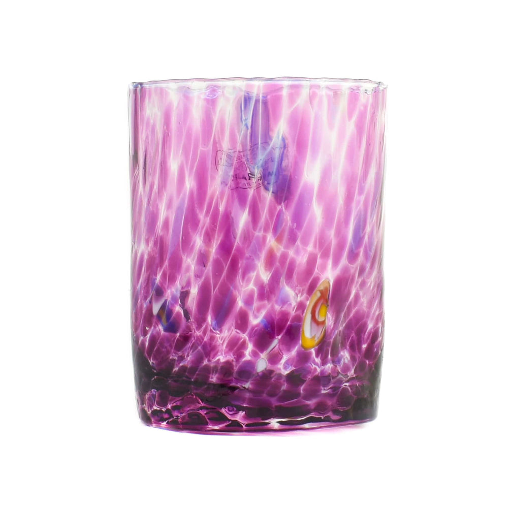 Murano Glass Tumbler, Purple