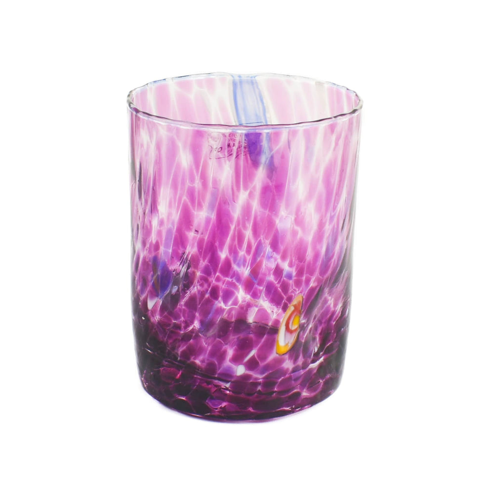 Murano Glass Tumbler, Purple