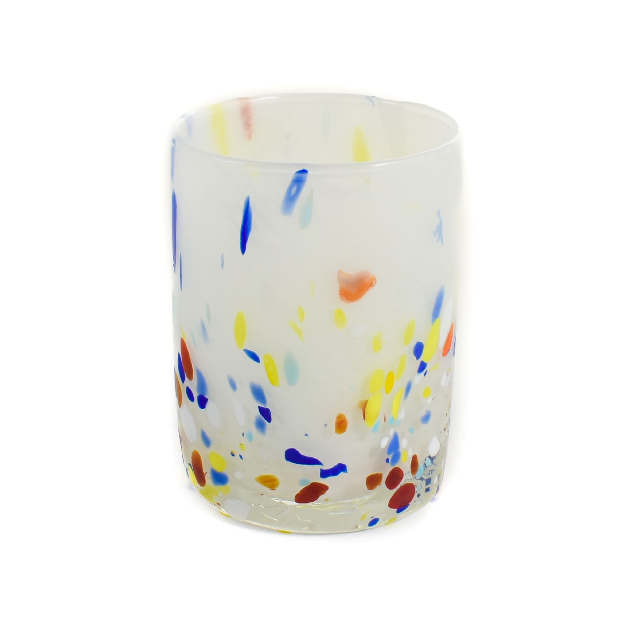 Murano Glass Tumbler, Rainbow