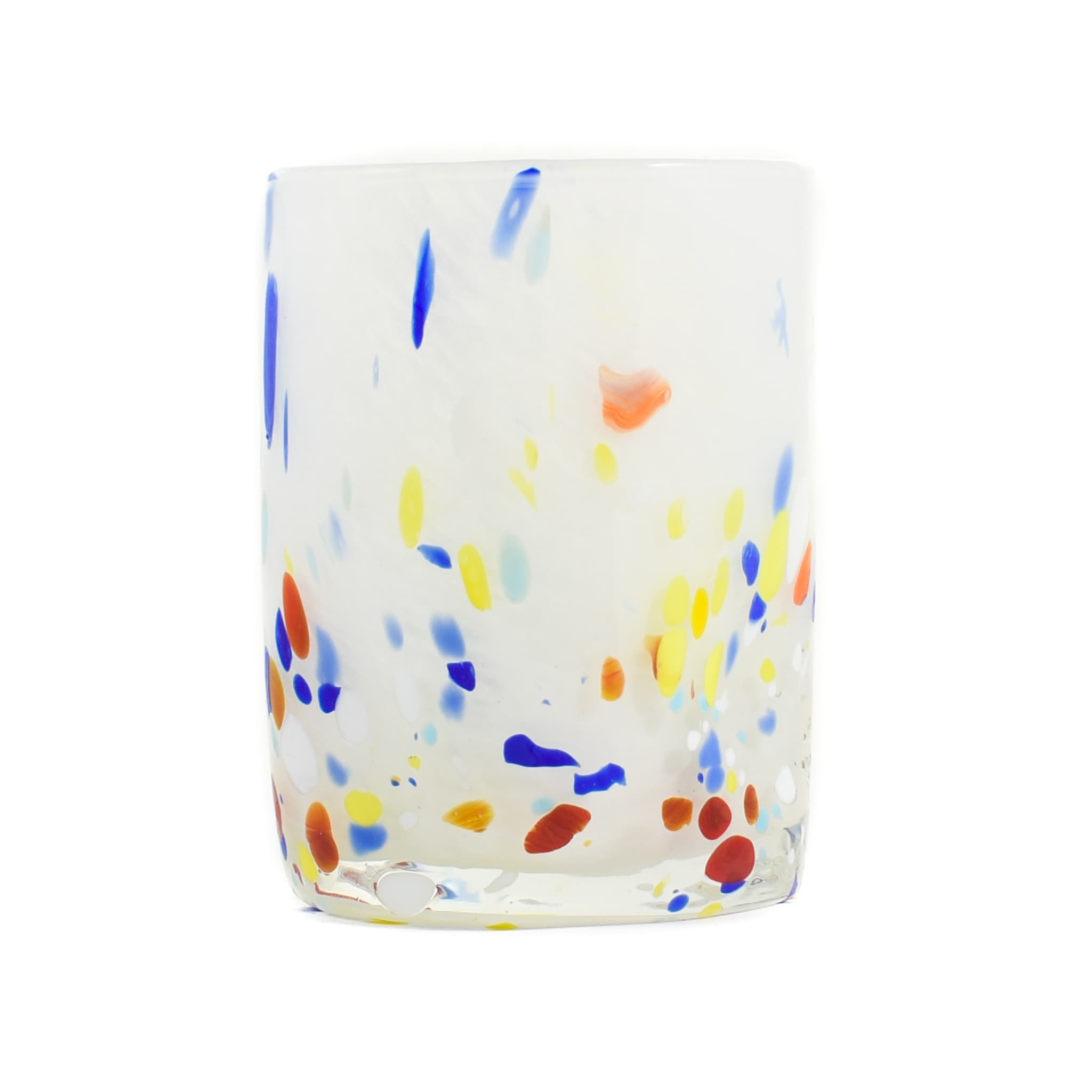 Murano Glass Tumbler, Rainbow