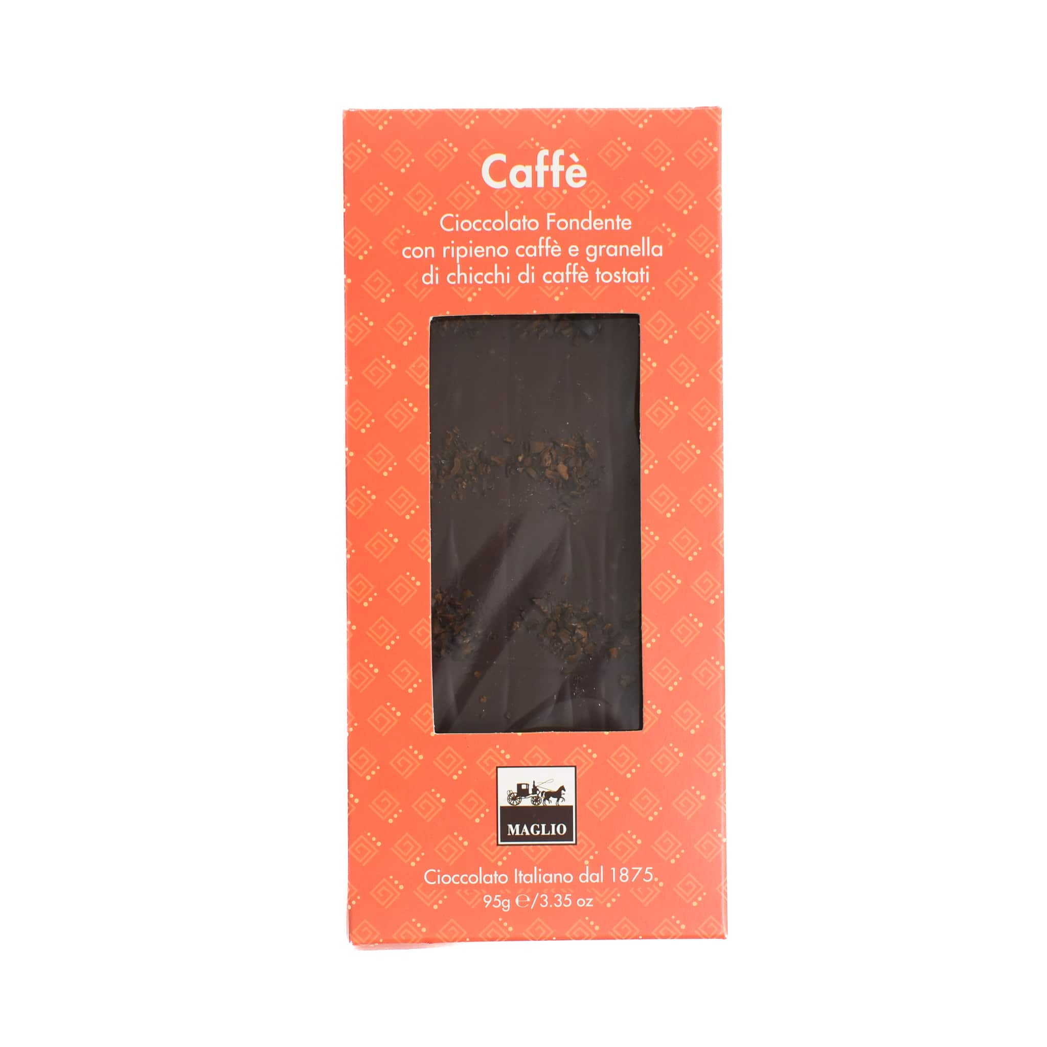 Maglio Dark Chocolate Bar with Coffee Cream Filling, 95g