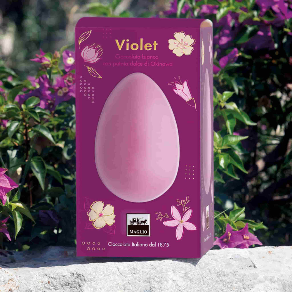 Maglio Violet White Chocolate & Okinawa Sweet Potato Easter Egg, 200g