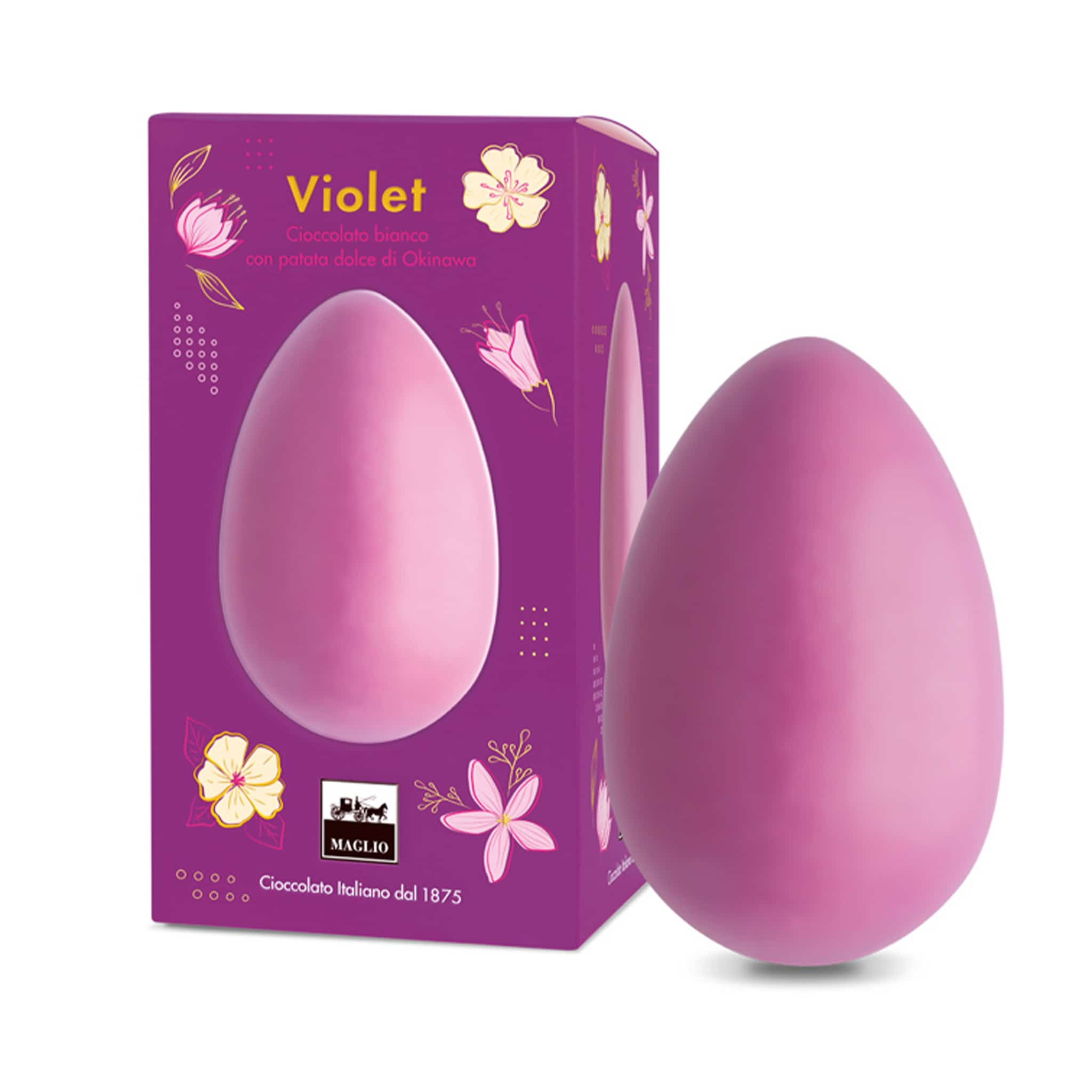 Maglio Violet White Chocolate & Okinawa Sweet Potato Easter Egg, 200g