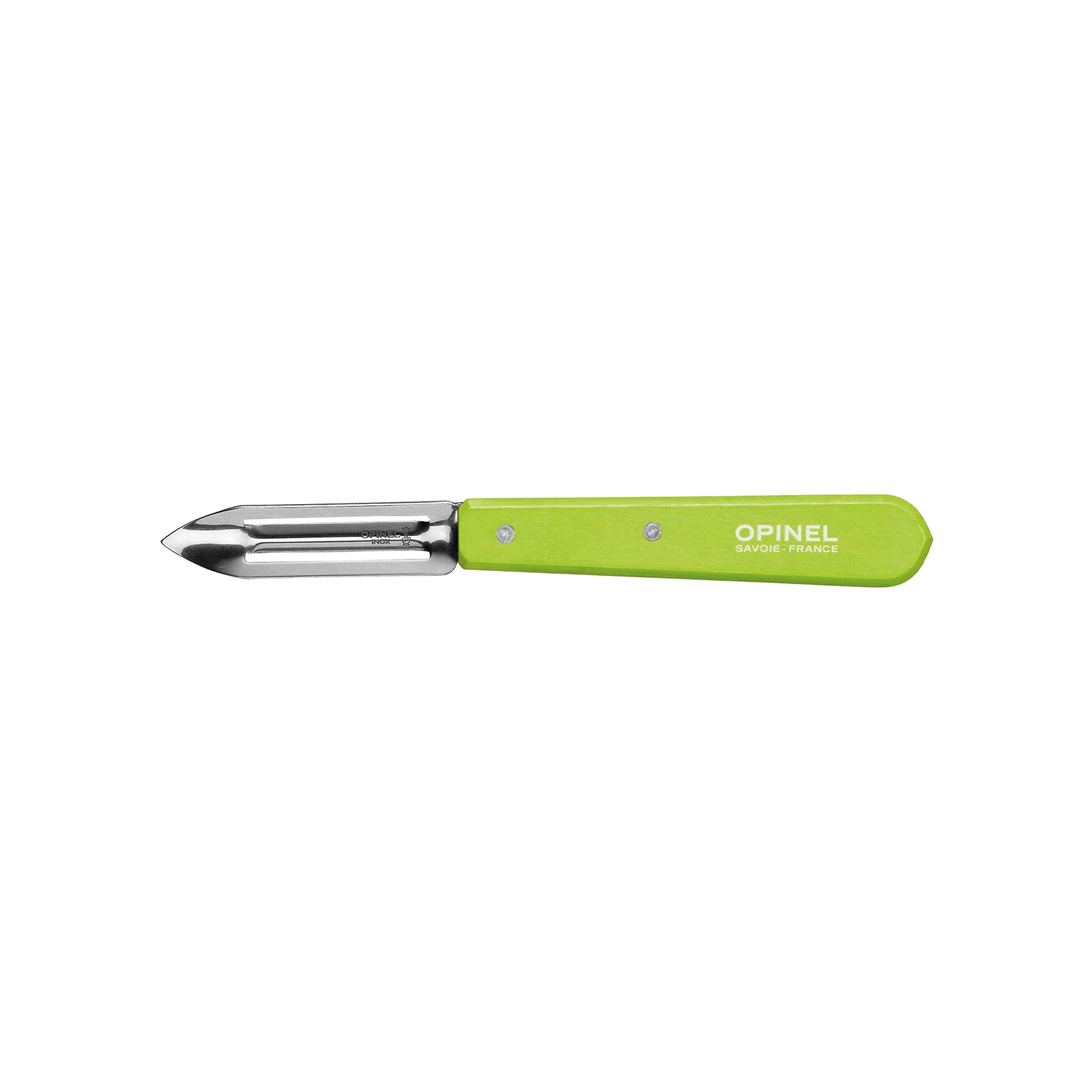 Opinel Green Handle Peeler, 6cm