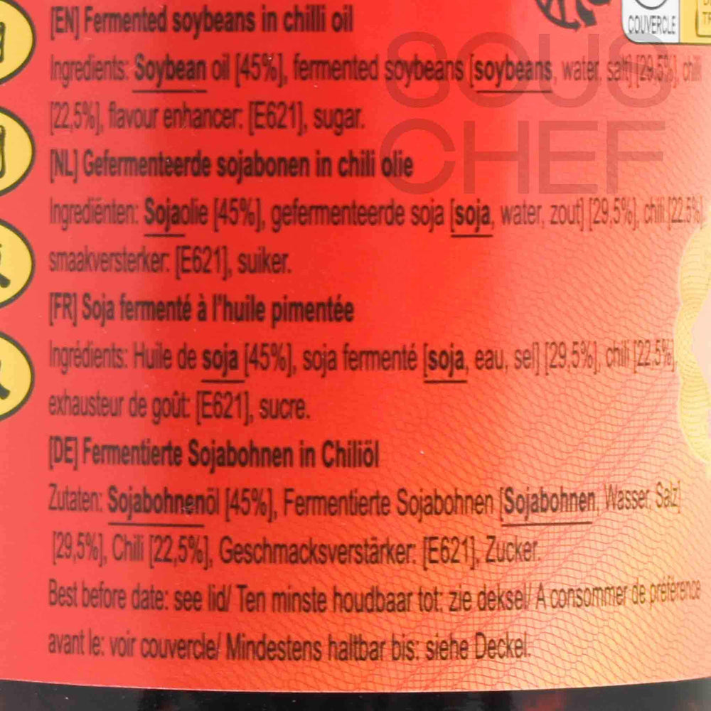 LGM Fermented Soybean in Chilli Oil, 275g