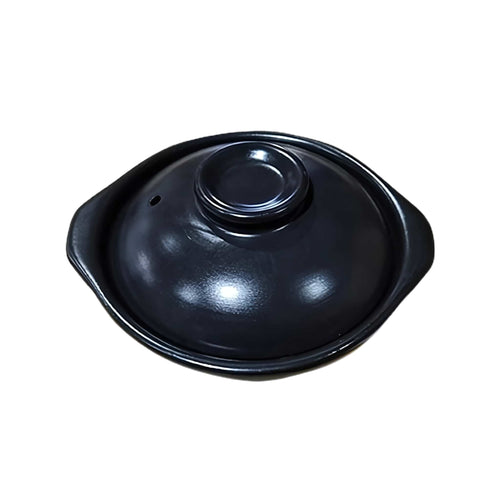 Black Clay Cooking Pot, 350ml