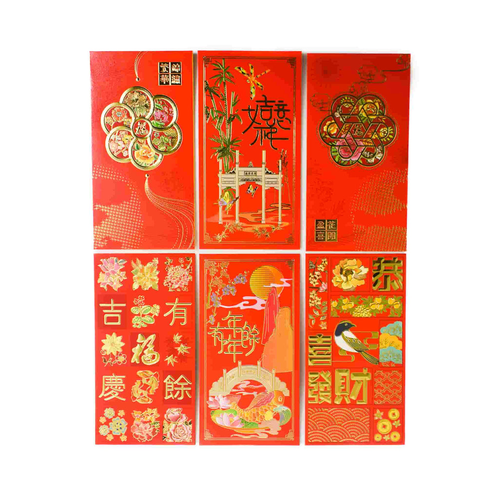 6x Large Red Envelopes