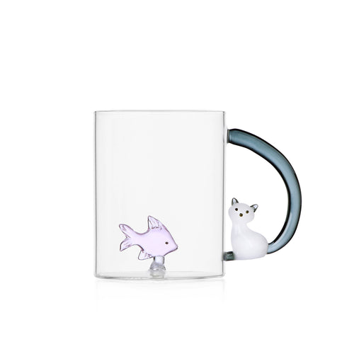 Ichendorf Milano Cat & Fish Mug, 540ml