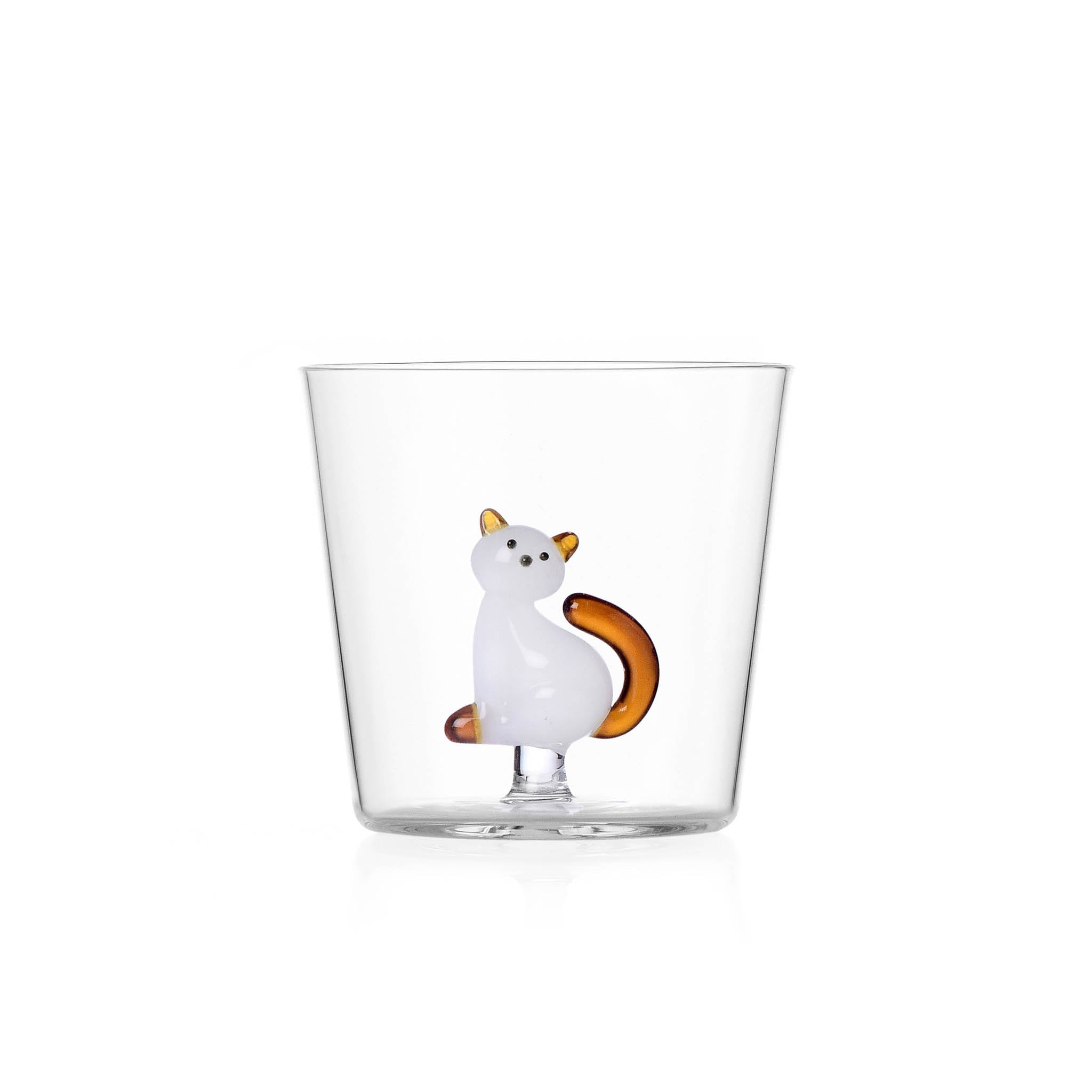 Ichendorf Milano Brown Tail Sitting Cat Tumbler, 350ml