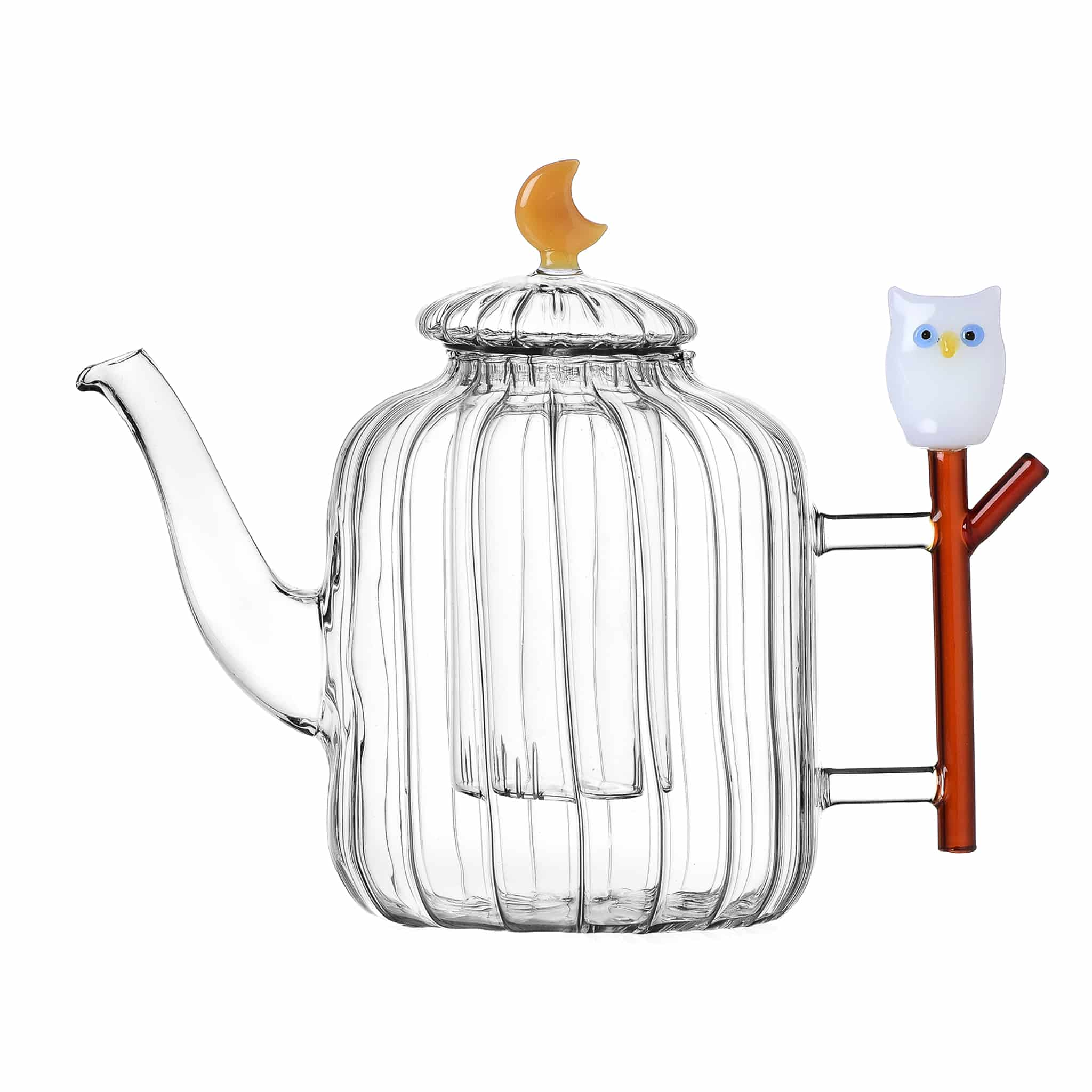 Ichendorf Milano Optic Owl & Moon Teapot, 1 Litre