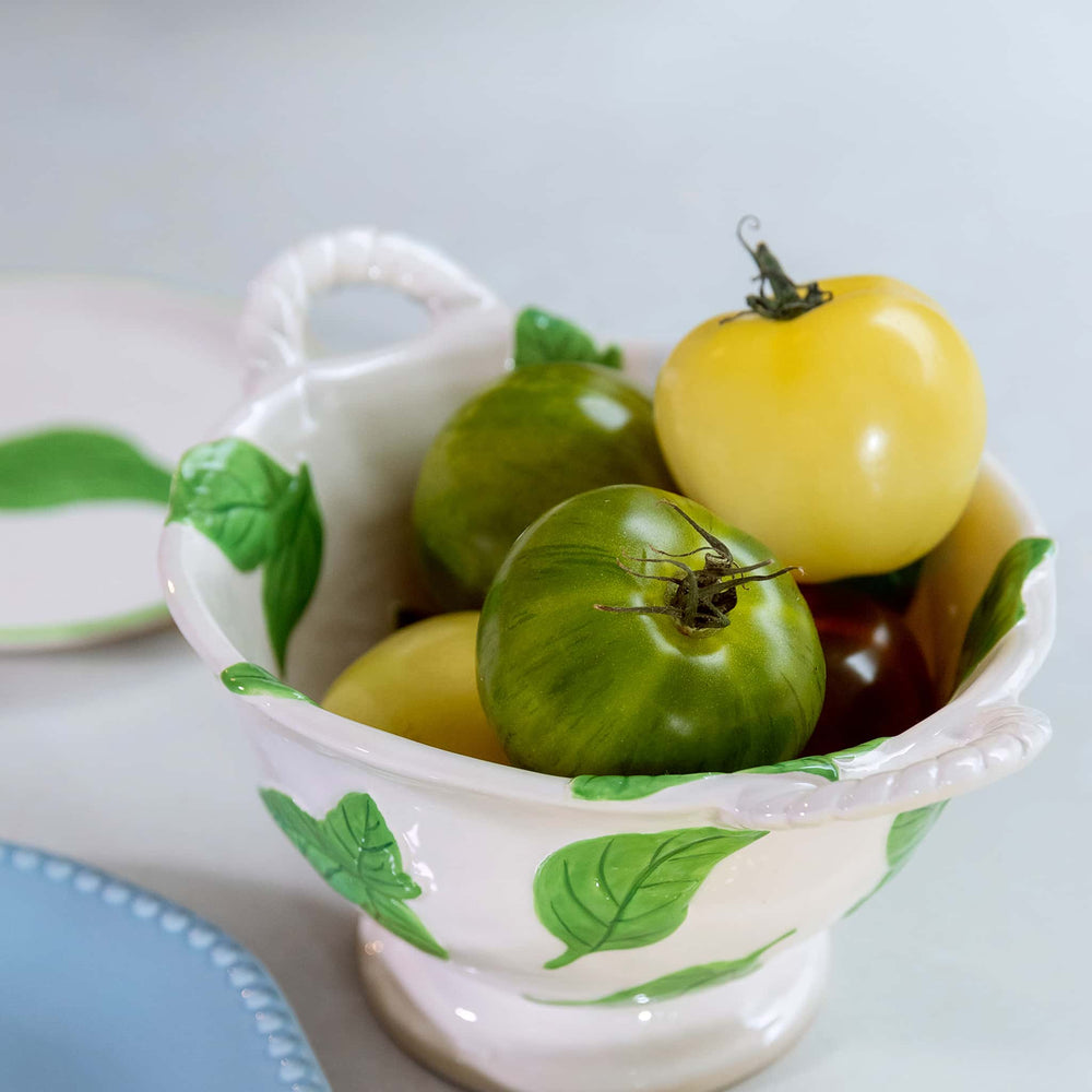 Porcelain Basil Colander, 19.5cm