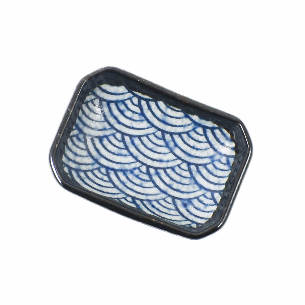 Blue Wave Soy Sauce Dish