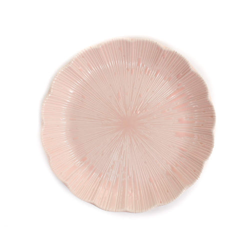 Pink Scalloped Japanese Small Plate, 16cm