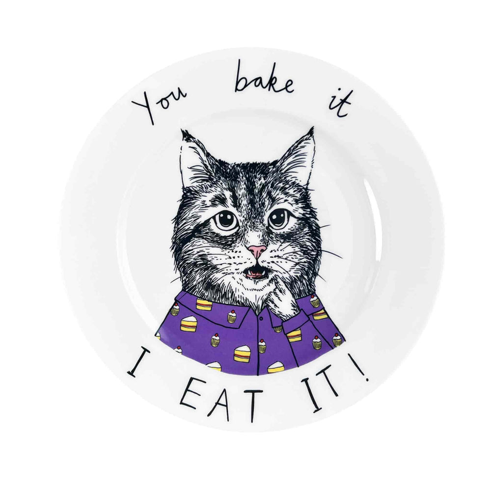 You Bake It I Eat It Side Plate, 20cm