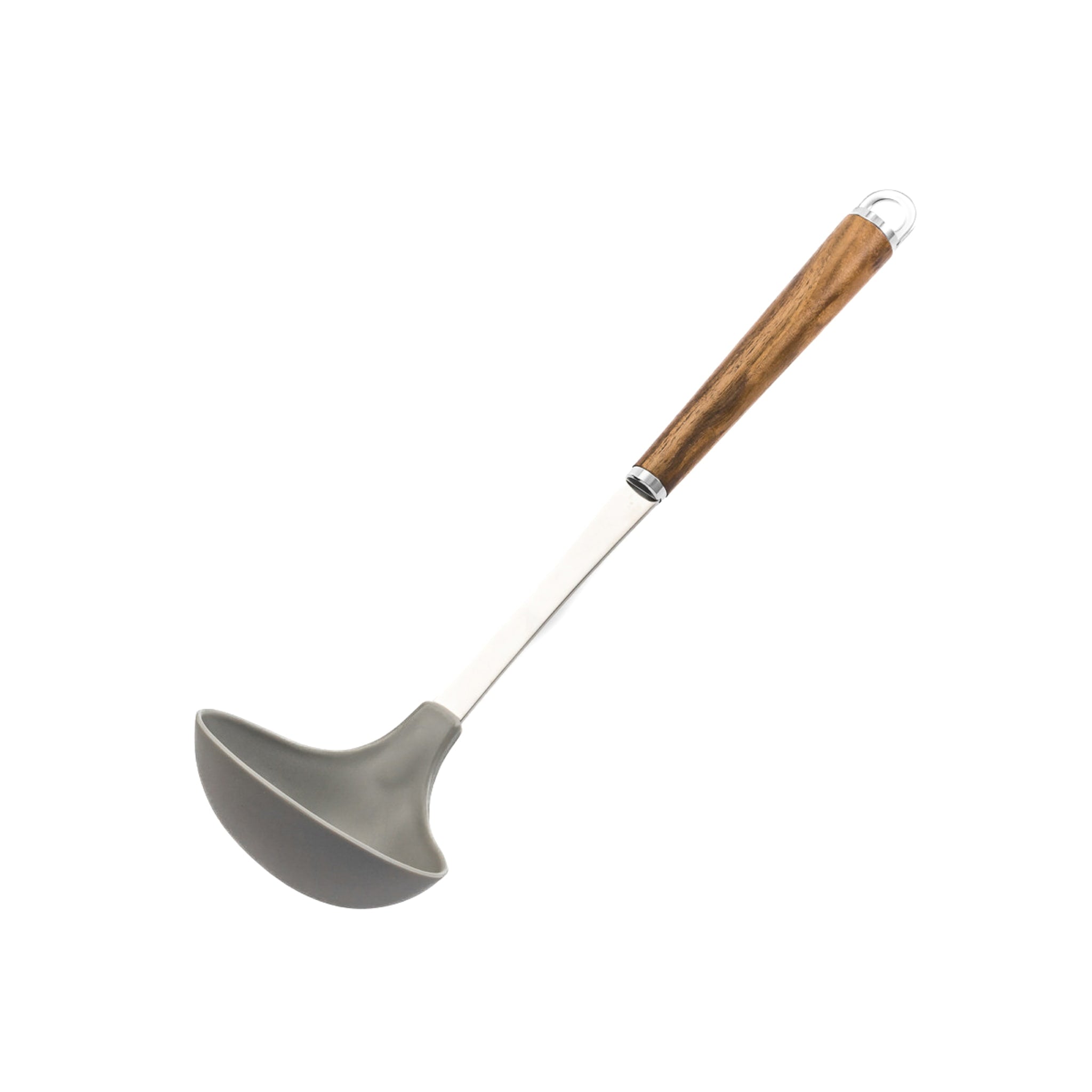 Wood Handle Nylon Ladle