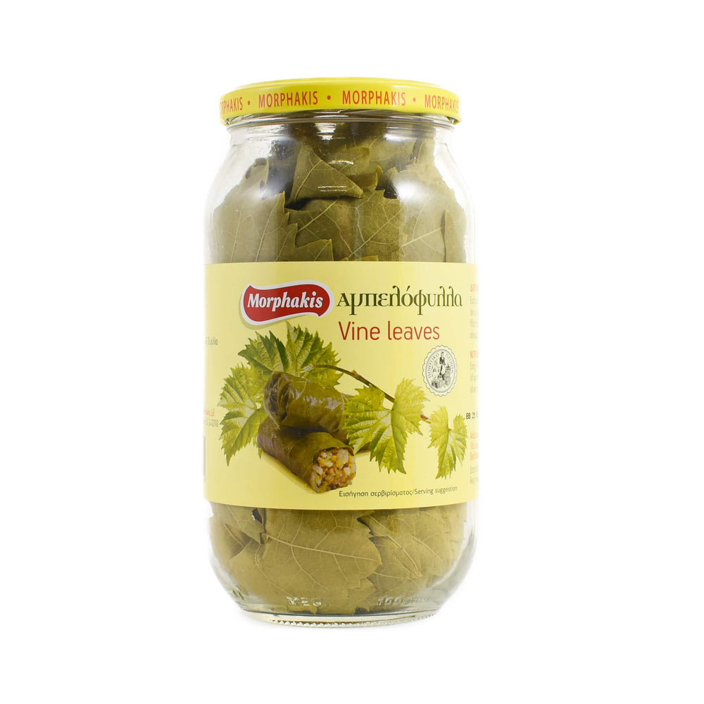 Dry Vine Leaves in Glass Jar, 200g