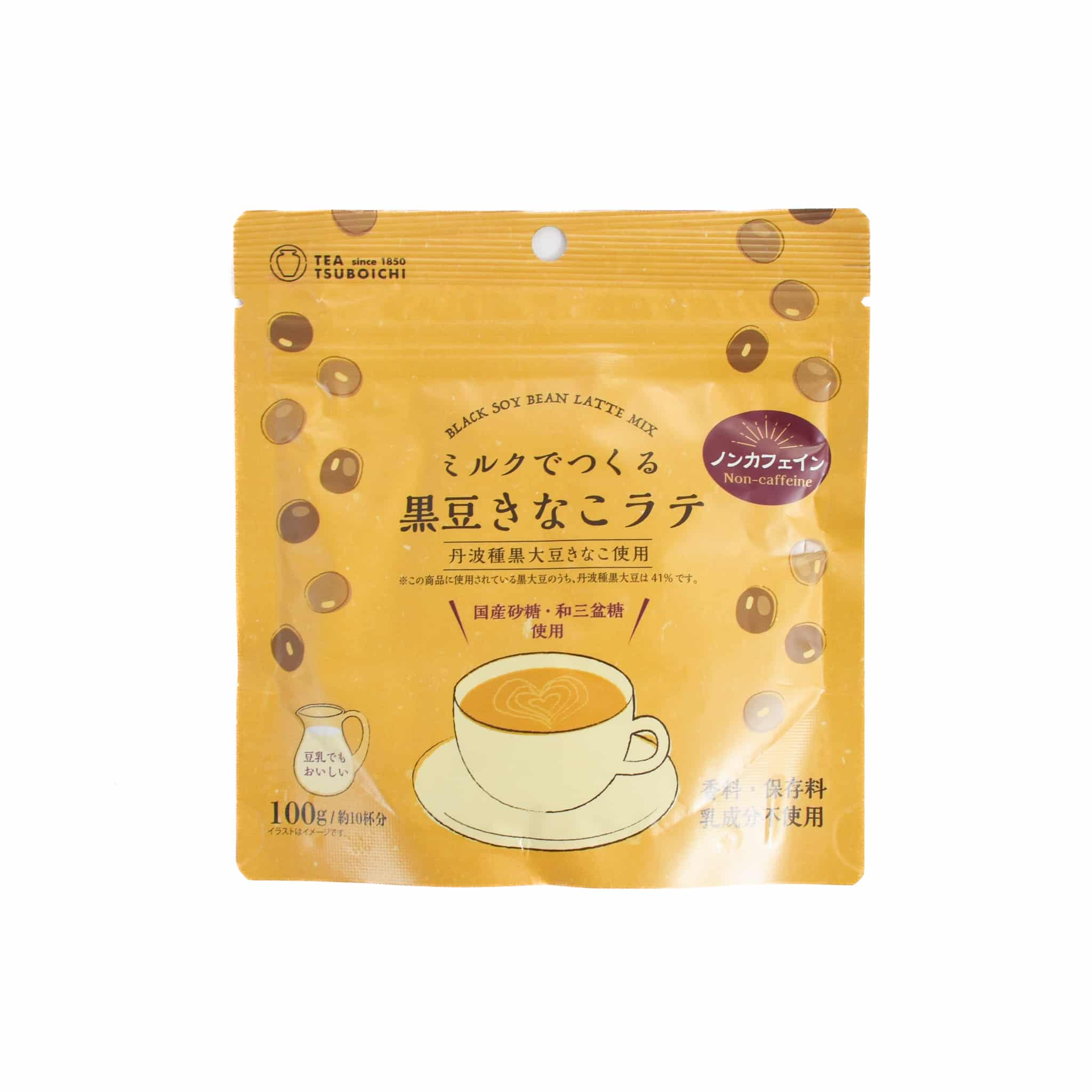 Tsuboichi Black Soy Bean Kinako Latte Drink Mix, 100g