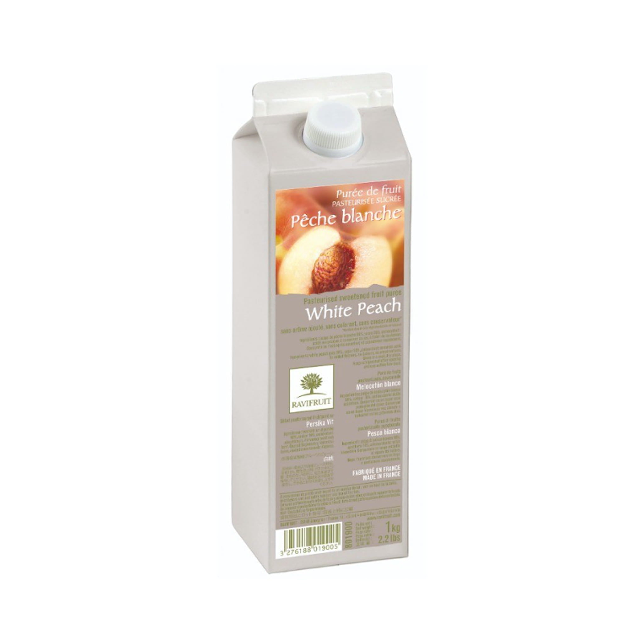 Ravifruit White Peach Puree, 1 Litre