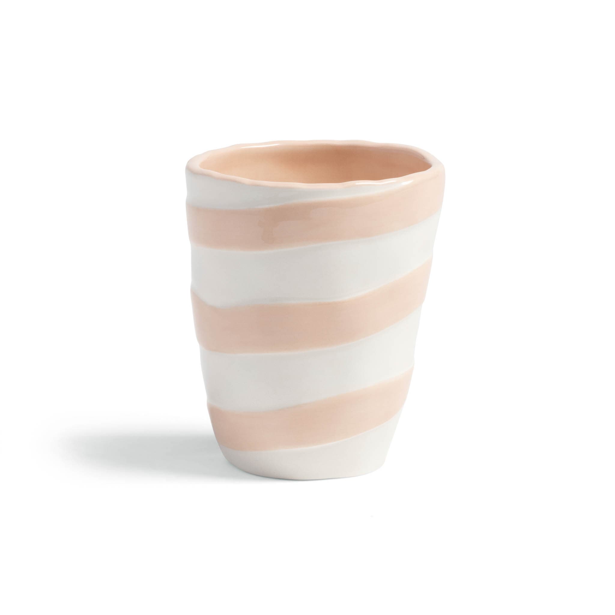 Set of 4 Abstract Stripe Tumblers, 10cm