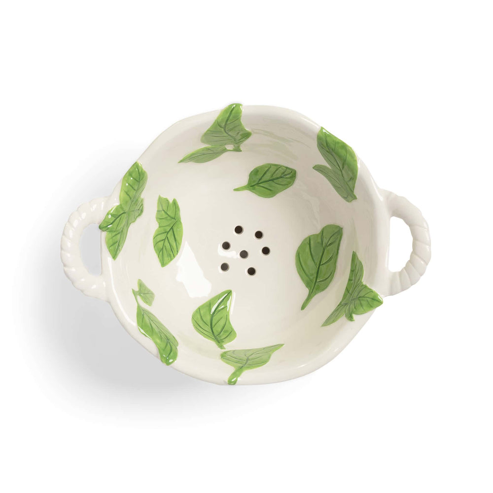 Porcelain Basil Colander, 19.5cm