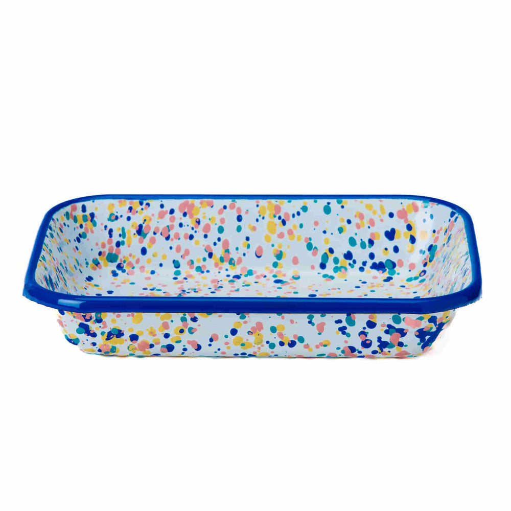 Blue Dot Enamel Roasting & Serving Dish