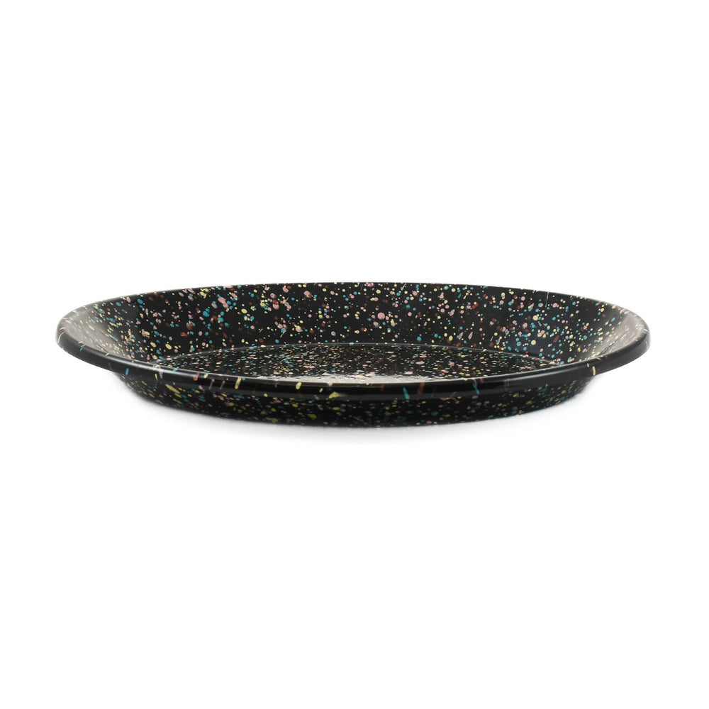 Kapka x Sous Chef Galaxy Splatter Enamel Oval Serving Tray, 31cm