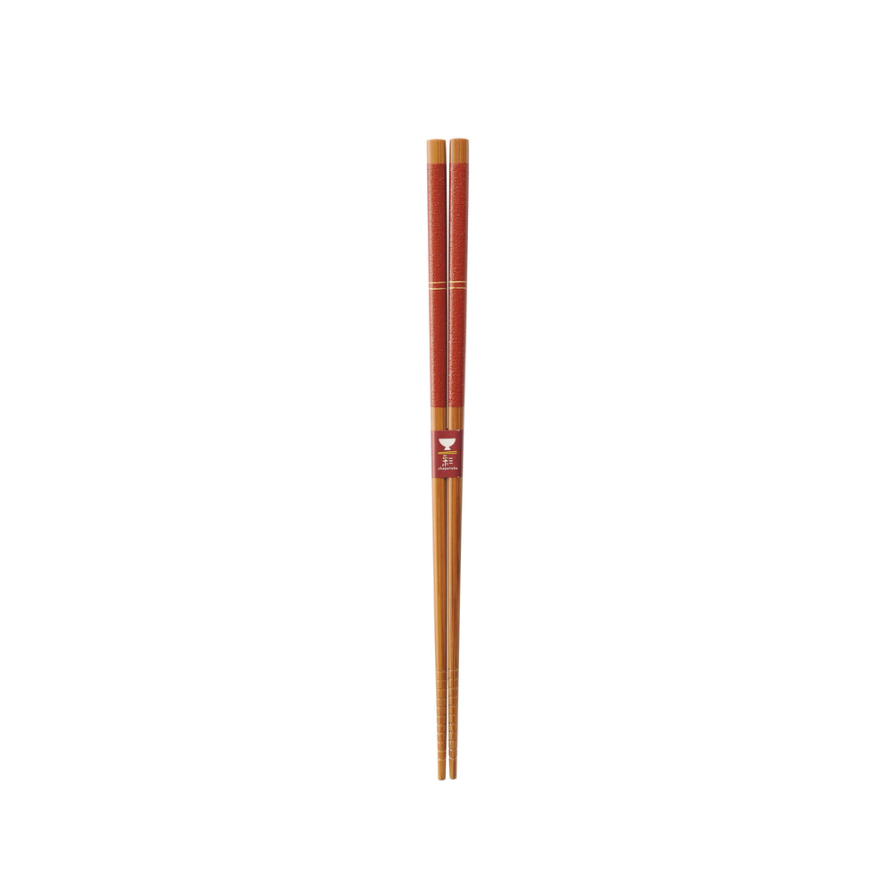 Japanese Red & Gold Serving Chopsticks, 27cm