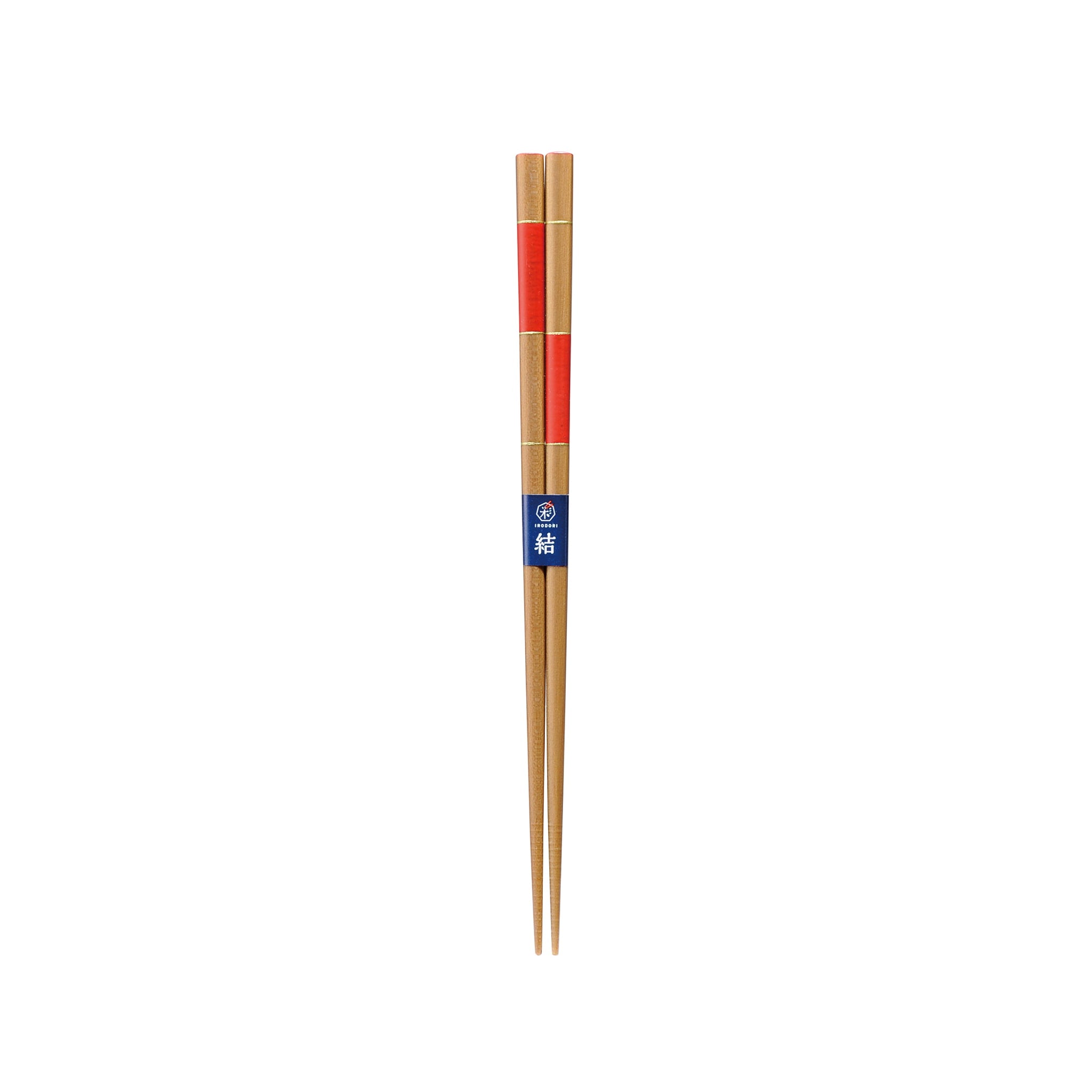 Japanese Red & Gold Chopsticks, 22.5cm