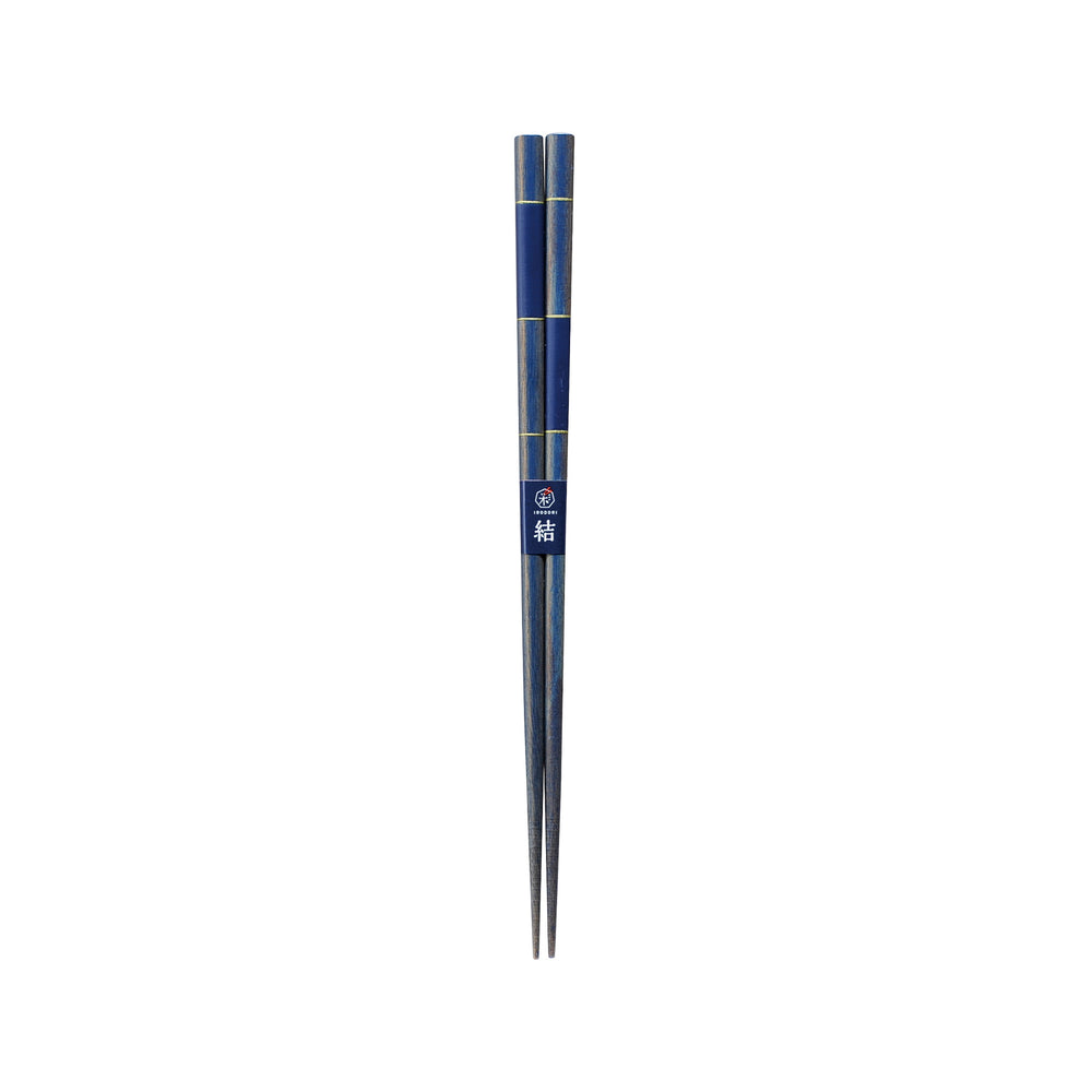 Japanese Blue & Gold Chopsticks, 22.5cm