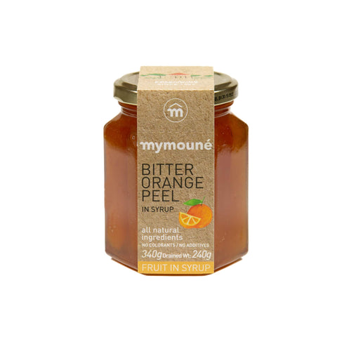 Mymoune Bitter Orange Peels in Syrup, 340g