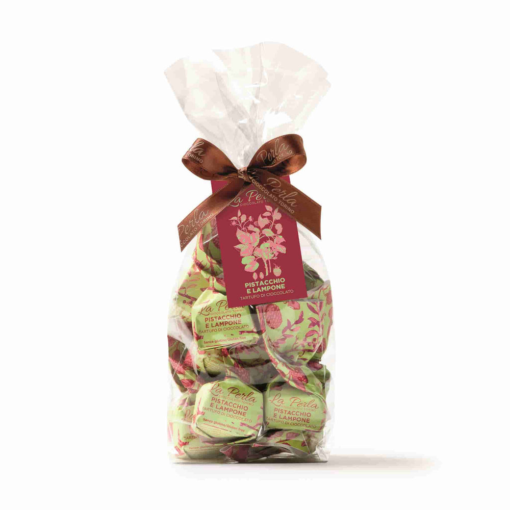 La Perla di Torino Pistachio & Raspberry Truffles, 200g