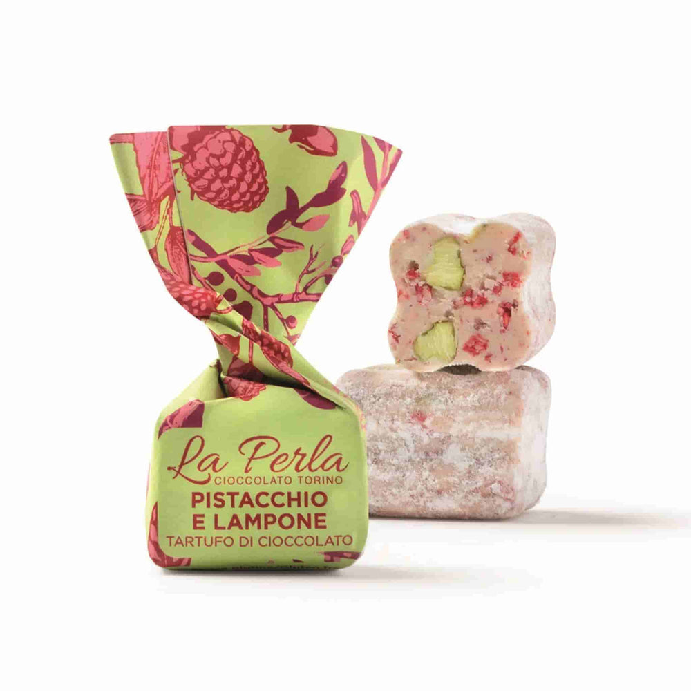 La Perla di Torino Pistachio & Raspberry Truffles, 200g