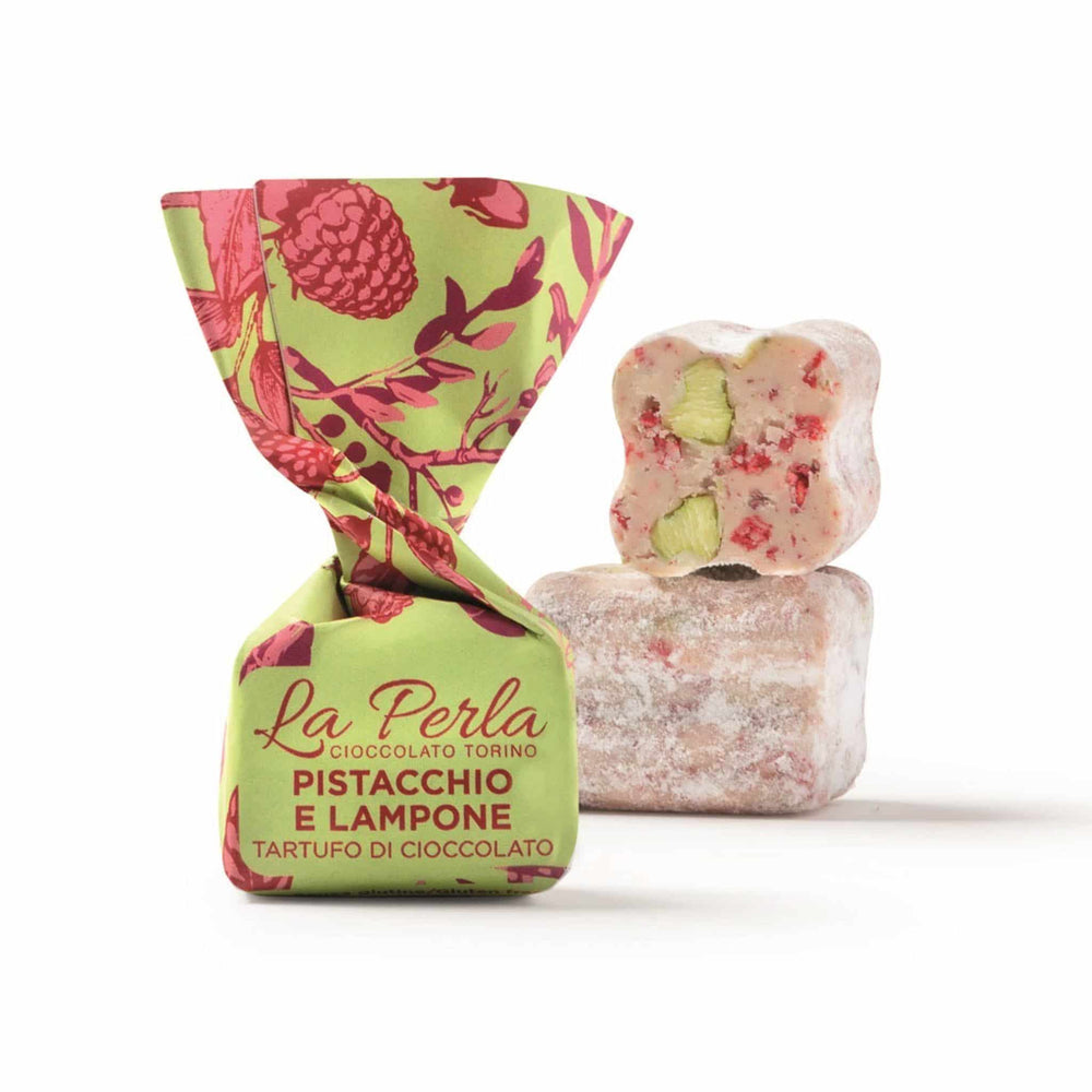 La Perla di Torino Pistachio & Raspberry Truffle Collection, 145g