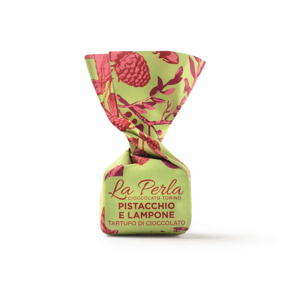 La Perla di Torino Pistachio & Raspberry Truffle Collection, 145g