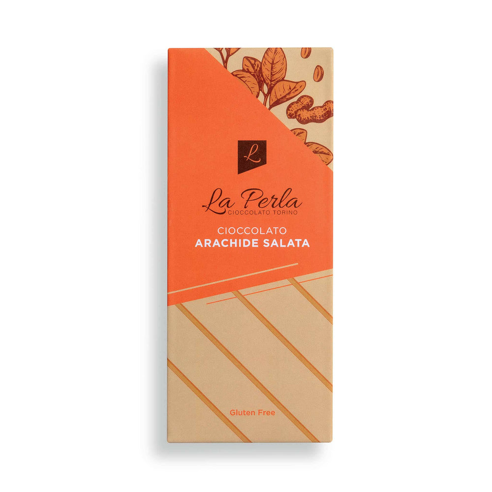 La Perla di Torino Salted Peanut Chocolate Bar, 60g