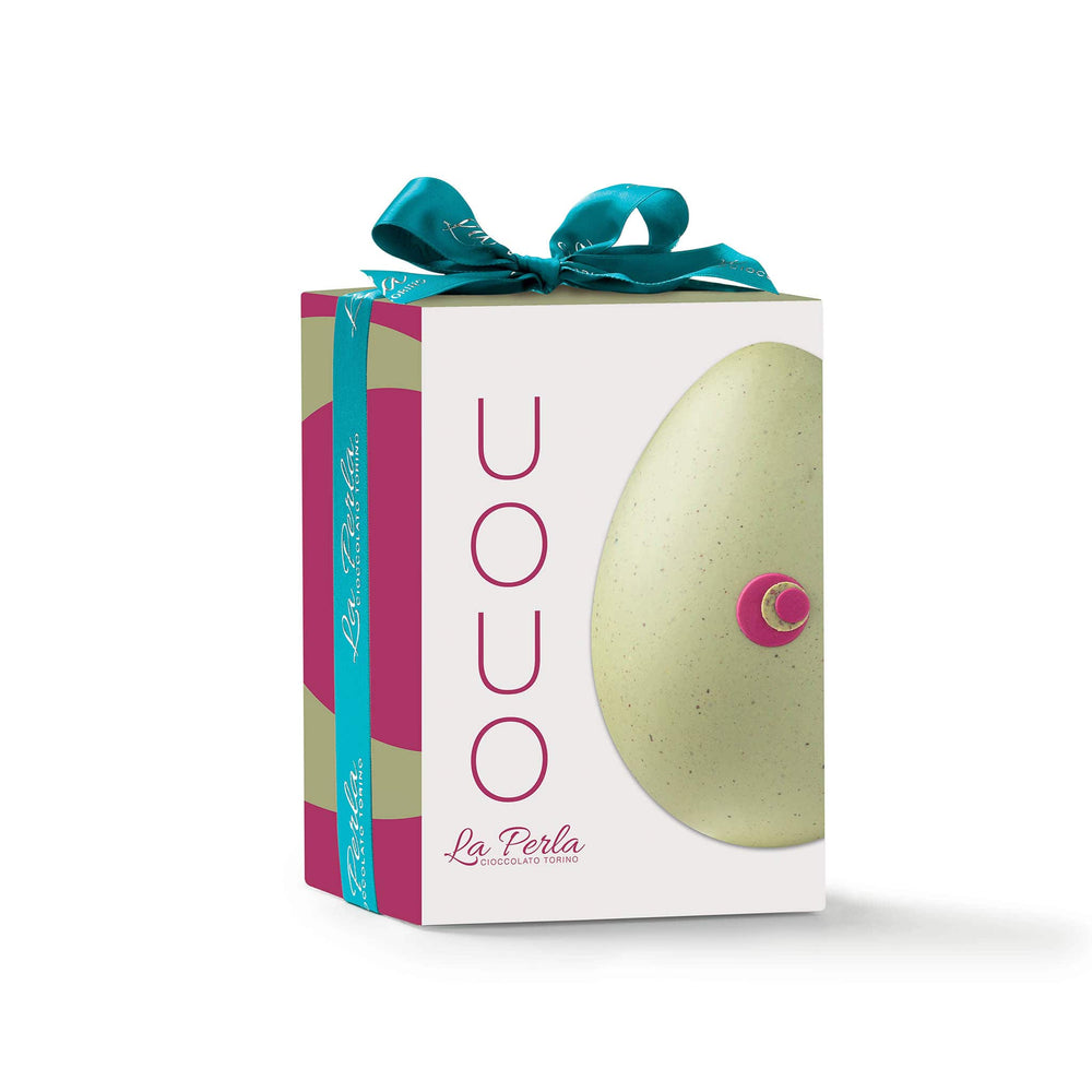 La Perla di Torino White Chocolate & Salted Pistachio Giant Easter Egg, 450g