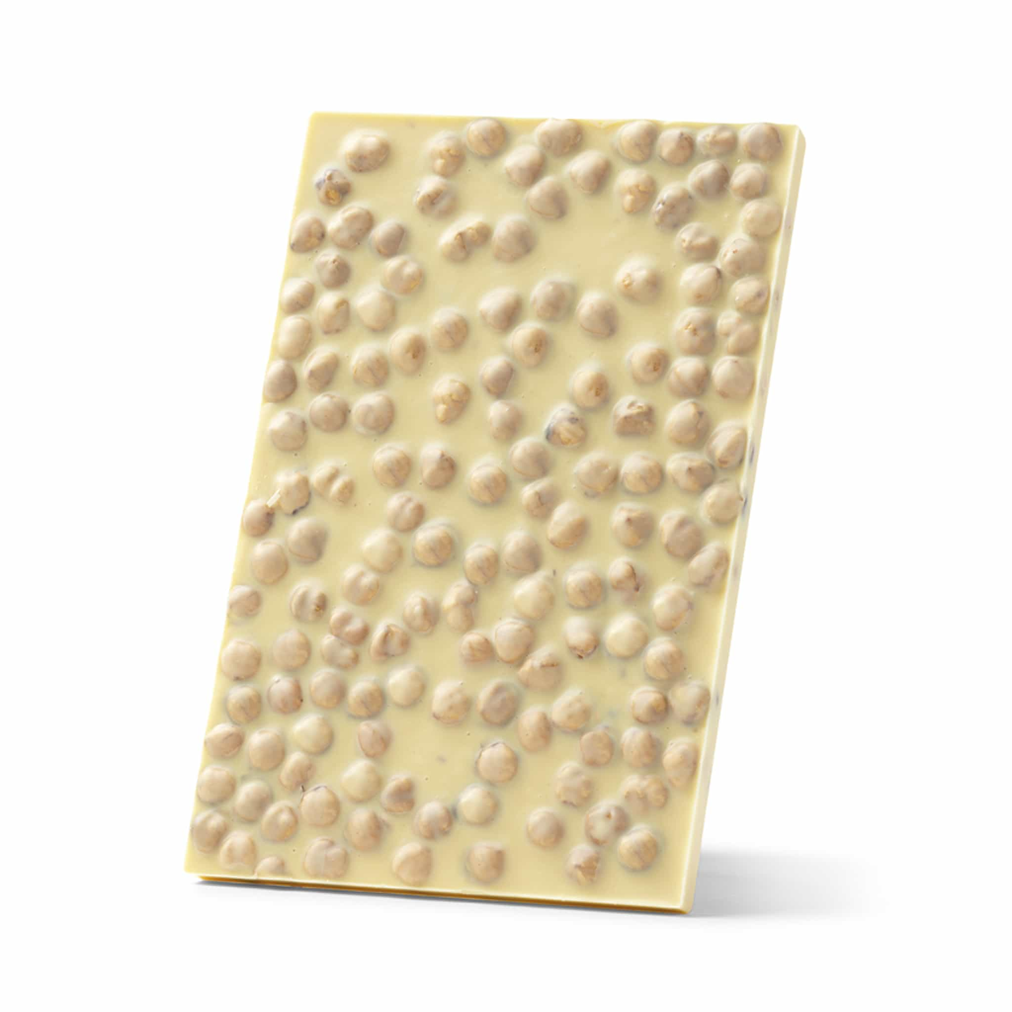 La Perla di Torino White Chocolate Slab with Whole Roasted Hazelnuts, 450g