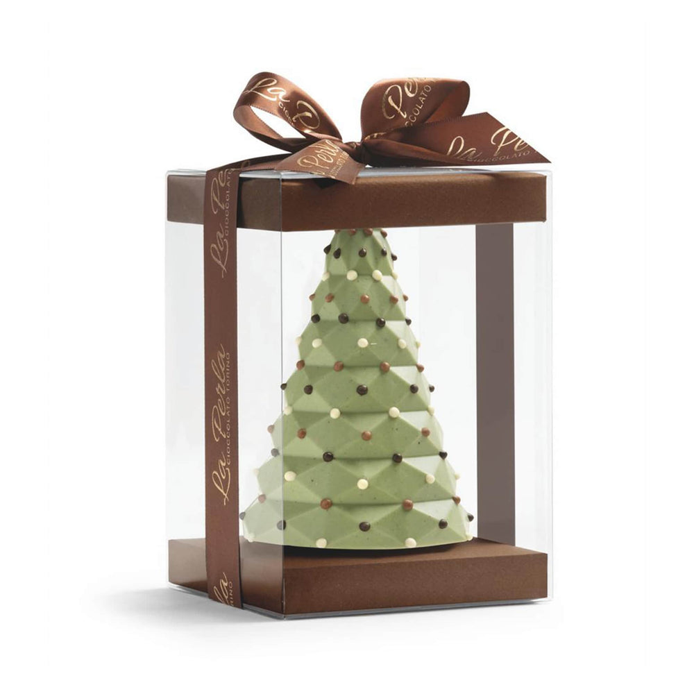 La Perla di Torino Salted Pistachio & White Chocolate Christmas Tree, 250g