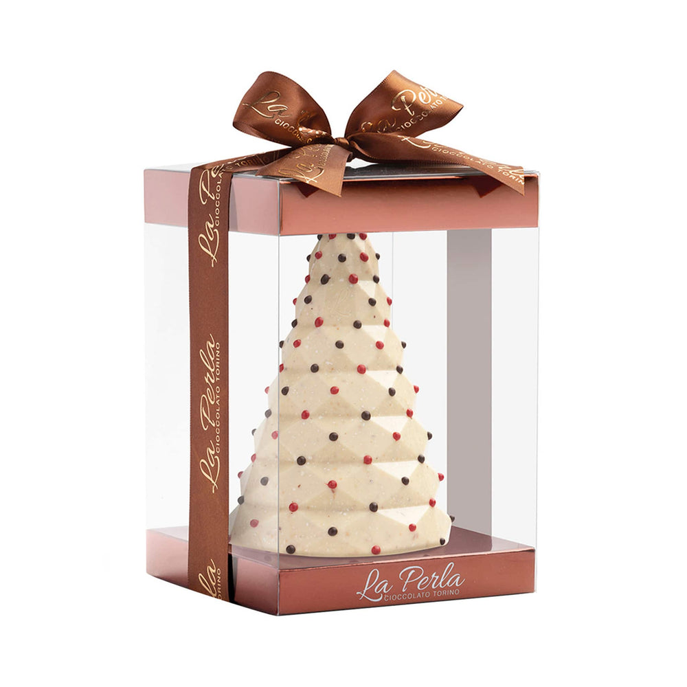 La Perla di Torino Limoncello & Meringue White Chocolate Christmas Tree, 250g